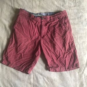 Red shorts size 30 waist